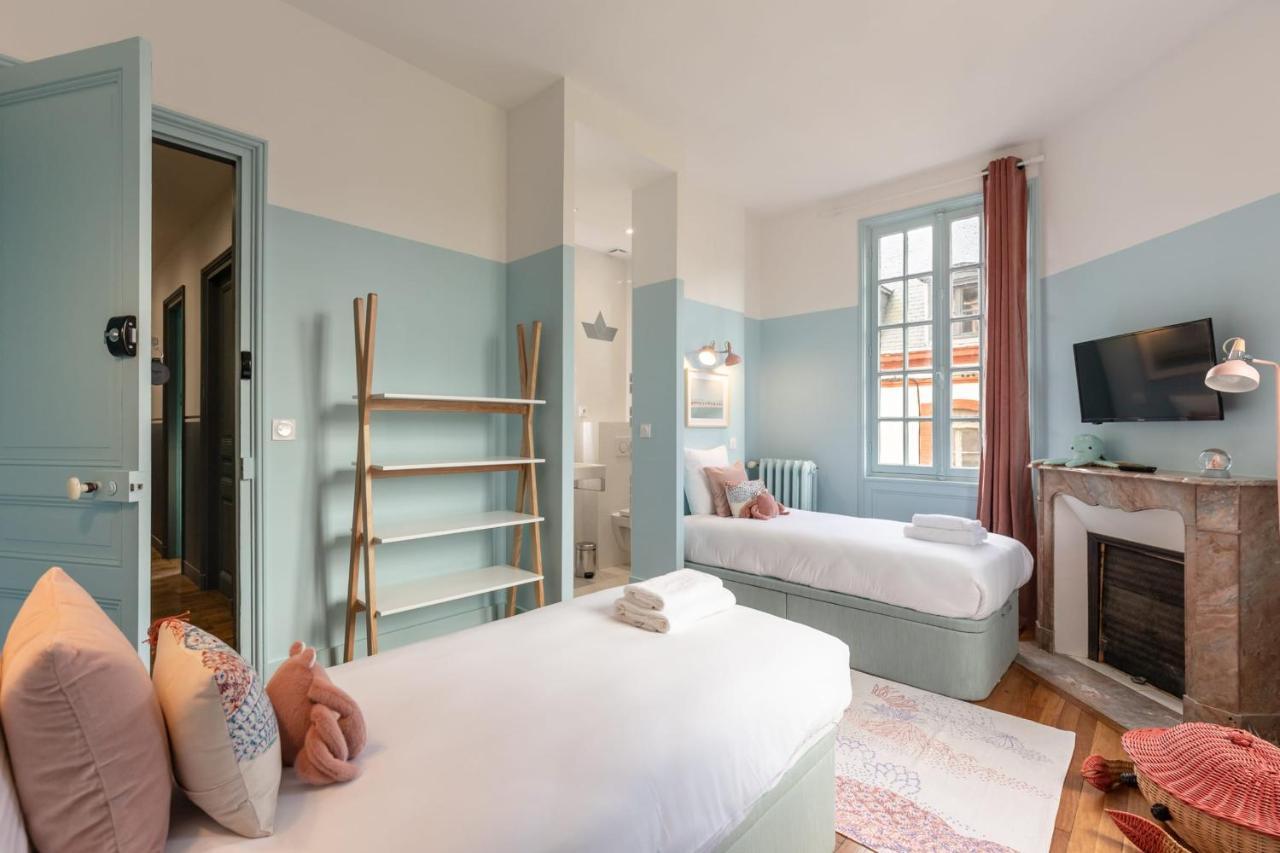 オンフルール Le Manoir Des Embruns 14P - Location N1- Terrace- Public Parking 2 Minヴィラ エクステリア 写真