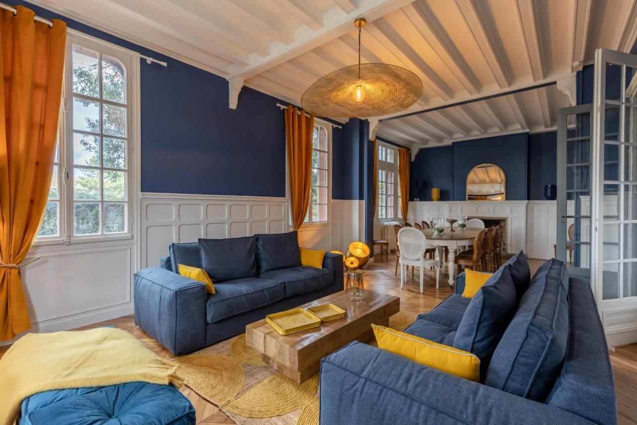 オンフルール Le Manoir Des Embruns 14P - Location N1- Terrace- Public Parking 2 Minヴィラ エクステリア 写真