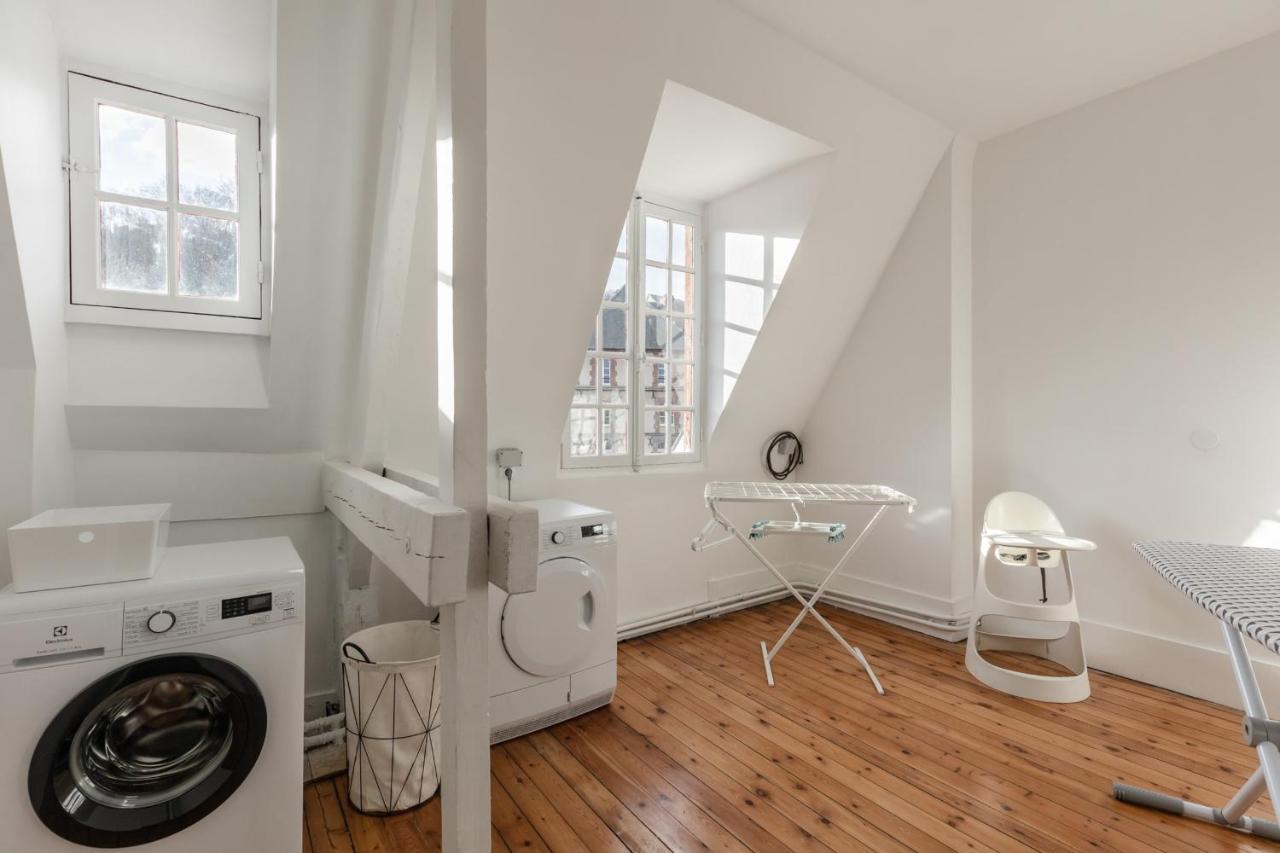 オンフルール Le Manoir Des Embruns 14P - Location N1- Terrace- Public Parking 2 Minヴィラ エクステリア 写真