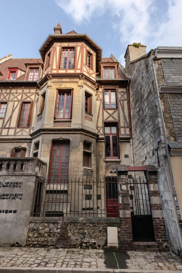 オンフルール Le Manoir Des Embruns 14P - Location N1- Terrace- Public Parking 2 Minヴィラ エクステリア 写真