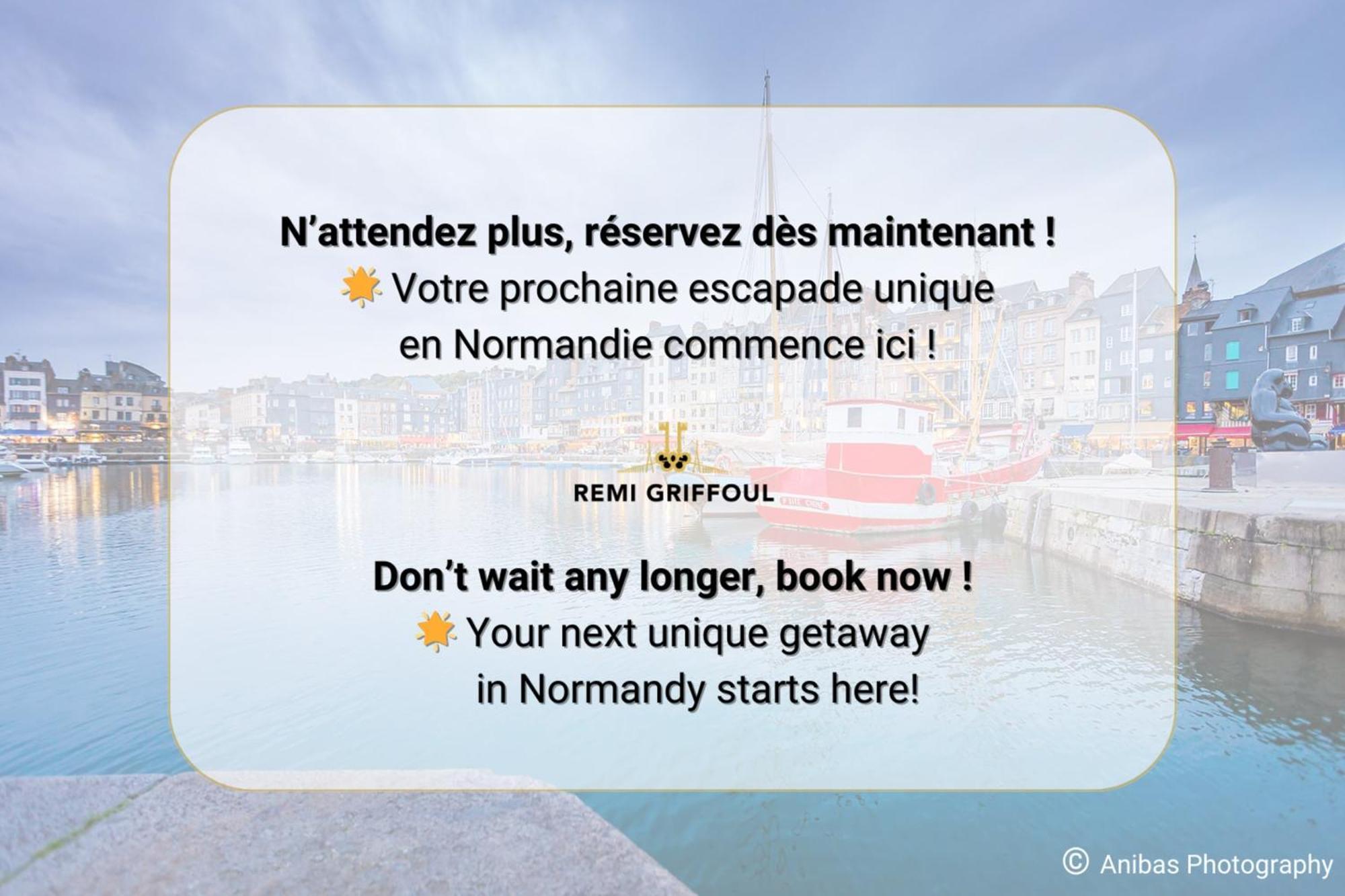 オンフルール Le Manoir Des Embruns 14P - Location N1- Terrace- Public Parking 2 Minヴィラ エクステリア 写真